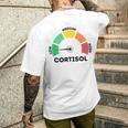Low Cortisol Levels Meme メンズTシャツ バックプリント 彼への贈り物