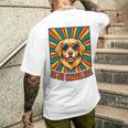 In My Golden Era レトロレトリバー ドッグサングラス グラフィックtシャツ 長袖tシャツ メンズTシャツ バックプリント 彼への贈り物