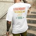 Legendaryince July 1996 メンズTシャツ バックプリント 彼への贈り物