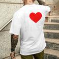 I Love Fish And Chips メンズTシャツ バックプリント 彼への贈り物