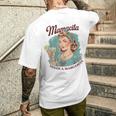 Mamacita Needs A Margarita Cocktails Retro Vintage Vibes Men's T-shirt Back Print Gifts for Him