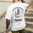 Nasa の失敗は許されない スペース シャトル メンズTシャツ バックプリント 彼への贈り物