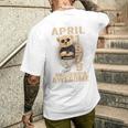 On Back 1979年4月 47歳の誕生日 47歳 テディベア メンズTシャツ バックプリント 彼への贈り物