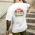On Back 5月の誕生日 Est 1966年限定版 60Th メンズTシャツ バックプリント 彼への贈り物