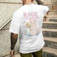 Rage Consumes Me キュート 怒っている猫 面白い 皮肉なミーム メンズTシャツ バックプリント 彼への贈り物