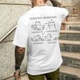 Scientific Meowthod 面白い 科学 猫 先生 生 クール メンズTシャツ バックプリント 彼への贈り物