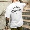 Shinagawa Local 品川区ローカル 故郷 メンズTシャツ バックプリント 彼への贈り物
