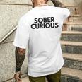 Sober Curious Lifestyle メンズTシャツ バックプリント 彼への贈り物
