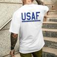 Usaf 米国空軍 メンズTシャツ バックプリント 彼への贈り物
