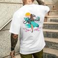 Waiehu Beach Hawaii、サーフィンサーフボードレトロ メンズTシャツ バックプリント 彼への贈り物