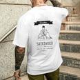 【山田全自動】【カラバリ】御成敗式目（Goseibaishikimoku） メンズTシャツ バックプリント 彼への贈り物