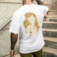 かわいいタトゥーガールファニーユニセックスデザインメンズレディースtシャツ メンズTシャツ バックプリント 彼への贈り物