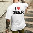 アイラブビール メンズTシャツ バックプリント 彼への贈り物