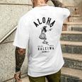 アロハ フラクラブ ハレイワ ハワイ 長袖tシャツ メンズTシャツ バックプリント 彼への贈り物