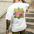 アロハシャツ ハワイアン フラミンゴ キッズ ティーン ガールズ 幼児 メンズTシャツ バックプリント 彼への贈り物