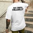 ウェストバージニア ヒルビリー アパラチア 面白い メンズTシャツ バックプリント 彼への贈り物
