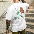 オオカバマダラ変態サイクル メンズTシャツ バックプリント 彼への贈り物