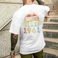 オンバック 65 限定版 1961年6月65日 誕生日 メンズTシャツ バックプリント 彼への贈り物