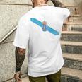 ガリシア スペイン国旗 ガリシアのプライド メンズTシャツ バックプリント 彼への贈り物