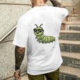 キャタピラー ごっこ おもしろキャタピラー メンズTシャツ バックプリント 彼への贈り物
