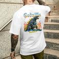ゴジラ 日本の怪獣 メンズTシャツ バックプリント 彼への贈り物