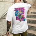 ザ・スーパーマリオギャラクシー・ムービーtarfox Fox Mccloud Action メンズTシャツ バックプリント 彼への贈り物