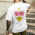 シュトゥットガルトのスピリット – 日本版 メンズTシャツ バックプリント 彼への贈り物