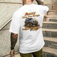 ジムニー 4X4 オフロード トラック メンズTシャツ バックプリント 彼への贈り物