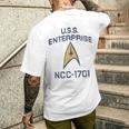スタートレック オリジナルシリーズ エンタープライズ デルタ 長袖tシャツ メンズTシャツ バックプリント 彼への贈り物