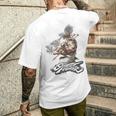 ストリートファイター リュウ ポートレート 火の玉 壮大な対決 ゲーマー メンズTシャツ バックプリント 彼への贈り物