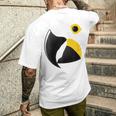 スミレコンゴウインコ メンズTシャツ バックプリント 彼への贈り物