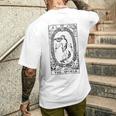 タロットカード ザ・ワールド タロット メンズTシャツ バックプリント 彼への贈り物