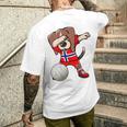 ダビングビーグル犬 ノルウェージャージ ノルウェーバレーボール愛好家 メンズTシャツ バックプリント 彼への贈り物