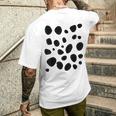 ダルメシアン愛好家のためのダルメシアンパターン ダルメシアンプリント メンズTシャツ バックプリント 彼への贈り物