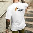 デグー ネズミ げっ歯類 低木 ネズミ 普通 デグ メンズTシャツ バックプリント 彼への贈り物