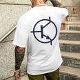 トランジスタ電子回路図記号 メンズTシャツ バックプリント 彼への贈り物