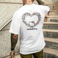 ハローキティ Usデザイン ハート 長袖tシャツ メンズTシャツ バックプリント 彼への贈り物