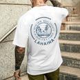 ハワイ ラハイナ マウイ レトロ ハワイアン メンズTシャツ バックプリント 彼への贈り物