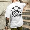 ビンテージ サッカー ジャンキー メンズTシャツ バックプリント 彼への贈り物