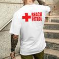 ビーチパトロール ライフガード サーフ レスキュー 長袖tシャツ メンズTシャツ バックプリント 彼への贈り物