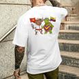 ベトナム・エクアドル国旗 ベトナムのルーツ 誇り高きエクアドルの遺産 ベトナムの誇り メンズTシャツ バックプリント 彼への贈り物