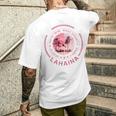 ラハイナ ハワイ マウイ レトロ ハワイアン メンズTシャツ バックプリント 彼への贈り物