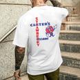 レトロ ホテル カーターズ ストロベリー リゾート カリフォルニア メンズTシャツ バックプリント 彼への贈り物