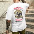 レトロカンクン メキシコ おもしろパーティー ピンナップ マーメイド カレッジブレイク メンズTシャツ バックプリント 彼への贈り物