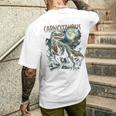 ヴィンテージ カルノタウルス 90年代 ブートレッグ恐竜 先史時代の恐竜 メンズTシャツ バックプリント 彼への贈り物