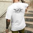 ヴィンテージイングリッシュセッター メンズTシャツ バックプリント 彼への贈り物