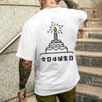 今日は誕生日 ケーキ 誕生日 お祝い かわいい おもしろ メンズTシャツ バックプリント 彼への贈り物