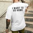 家に帰りたい メンズTシャツ バックプリント 彼への贈り物