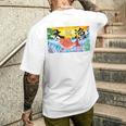 日本 大漁旗 今日はおめでたい メンズTシャツ バックプリント 彼への贈り物