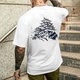 日本伝統風姫路城 メンズTシャツ バックプリント 彼への贈り物